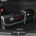 Car interior sticker Car Trunk Storage Box Foldable Felt Organizer Stowing Tidying Box For Toyota Corolla Camry rav4 Yaris hilux