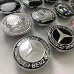 1pcs 56mm Car Aluminum Hood Emblem Front Badge Modification Accessories for Mercedes Benz C-Class E-Class W204 W205 W213 W214