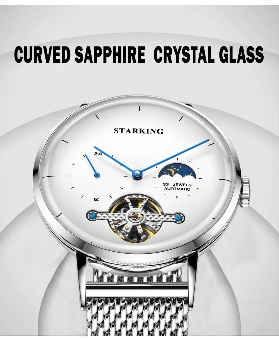 Classic Men's Watches Tourbillon Multi-function Full Automatic Men Watch High end Male Steel Strap Waterproof Wrist watches