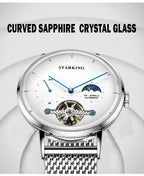 Classic Men's Watches Tourbillon Multi-function Full Automatic Men Watch High end Male Steel Strap Waterproof Wrist watches