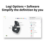 Logitech MX Master 3S inalámbrico Bluetooth ratón de gama alta pantalla cruzada portátil