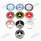 4pcs 56mm 75mm Car Wheel Center Hub Caps Cover Auto Accessories Mercedes Benz Amg C180 C200 C260 W108 W124 W126 W140 W168 W176