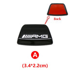 3D ABS Car Steering Wheel Emblem Sticker Badge For Mercedes Benz AMG W205 W206 W177 W168 W108 AMG W176 W204 W212 Accessories