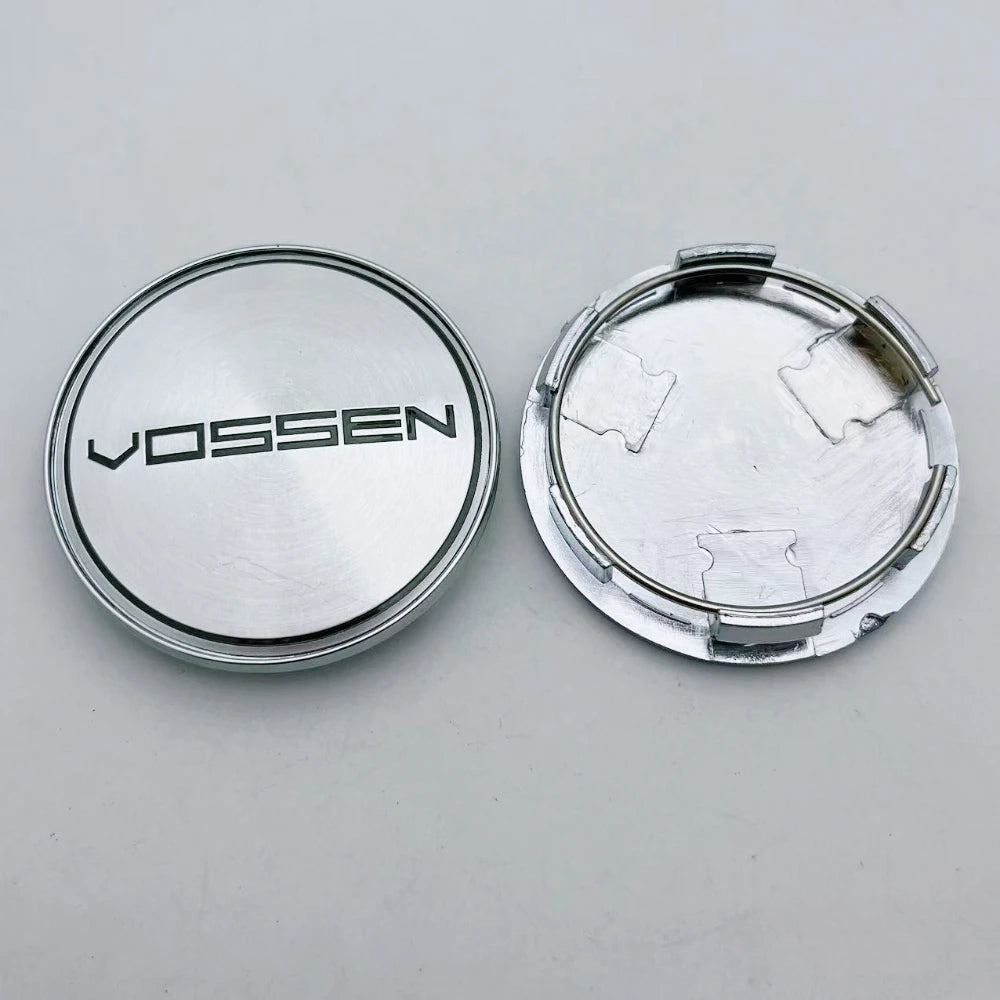 4pcs/set 68mm ( Clips 62mm ) Car Wheel Center Caps Rim Hub Dust Cover Wheel Hubcaps Vossen Logo Emblem Badge Car Accessories