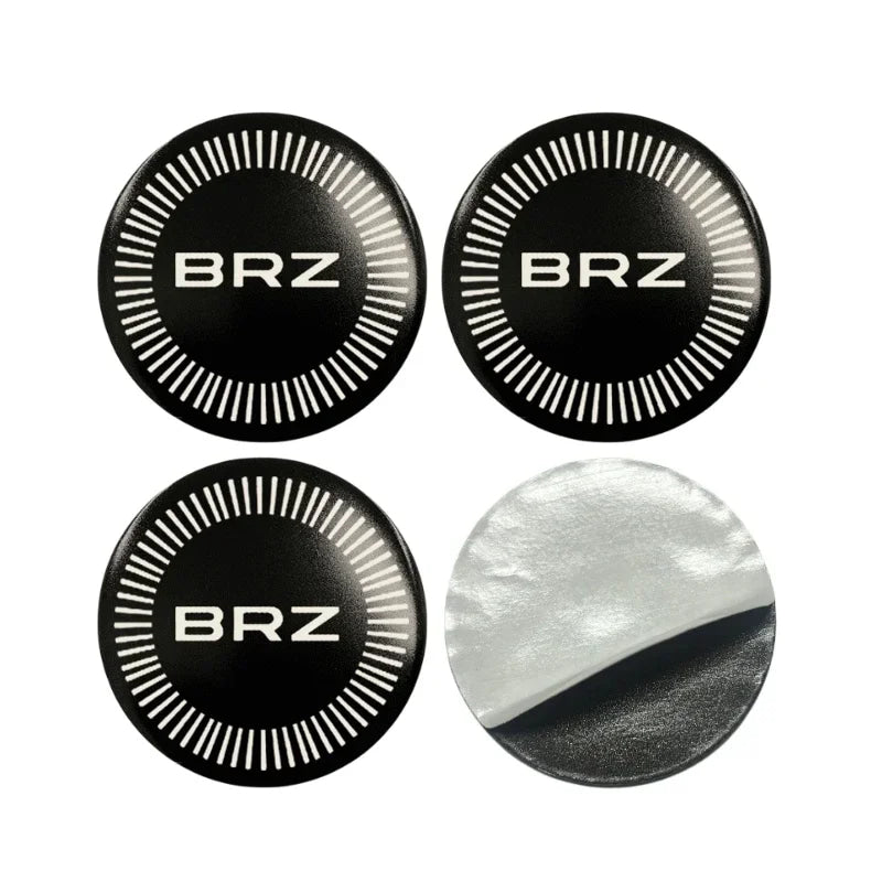 4pcs 56/60/65mm Alloy Car Wheel Hub Center Stickers for Subaru BRZ Logo ASCENT FORESTER IMPREZA LEGACY OUTBACK XV STI WRC WRX