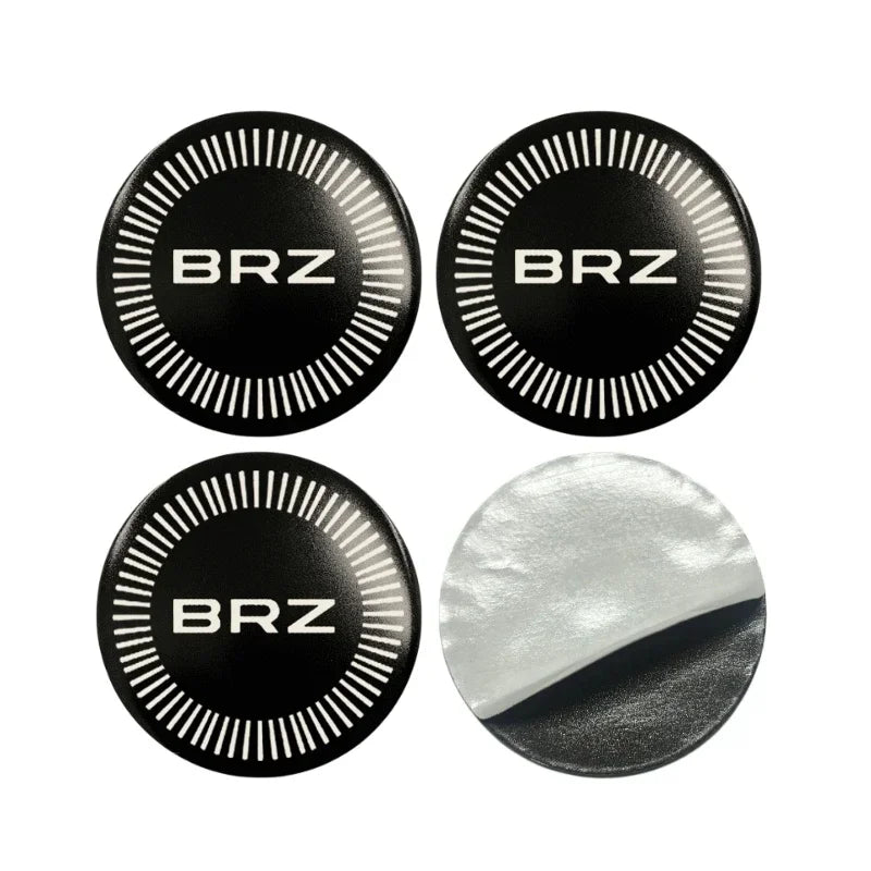 4pcs 56/60/65mm Alloy Car Wheel Hub Center Stickers for Subaru BRZ Logo ASCENT FORESTER IMPREZA LEGACY OUTBACK XV STI WRC WRX