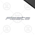 1PCS Metal Letter For Fiesta Ford 3D Emblem Car Rear Trunk Decals Lettering Badge Auto Accessories Styling