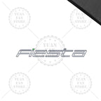 1PCS Metal Letter For Fiesta Ford 3D Emblem Car Rear Trunk Decals Lettering Badge Auto Accessories Styling