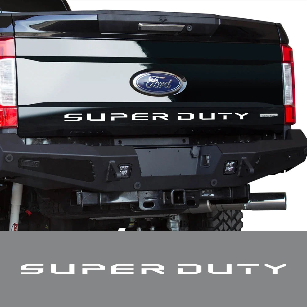 Pickup Tail Box Labeling Sticker For Ford Super Duty F250 F350 2017 2018 2019 Modification Truck Tailgate Insert Indent Decal