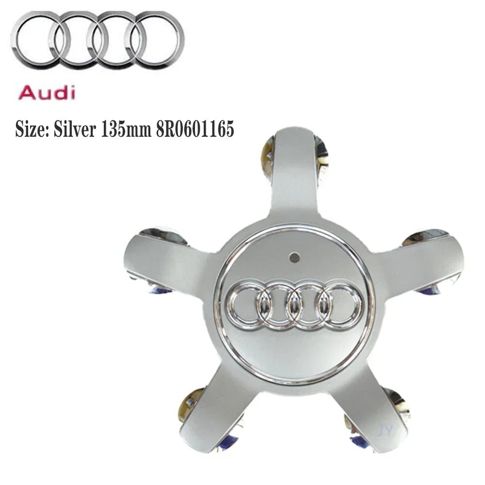 Car Wheel Center Cap Hub Covers 4pcs 60mm 61mm 68mm 69mm 135mm 4B0601170 4F0601165N A3 A4 A5 A6 A7 A8 S4 Q3 Q5 Q7 Accessories