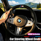 Perforated Breathable Leather Car Steering Wheel Cover Accessories For BMW E90 G80 M3 G30 M5 F82 F83 F20 F21 G42 F95 F96 G06 G07