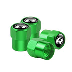 4Pcs Car Wheel Tires  Valve Caps Auto Exterior Accessories For Volkswagen GTI Golf Polo Passat RLine Magotan Jetta Bora Beetle R
