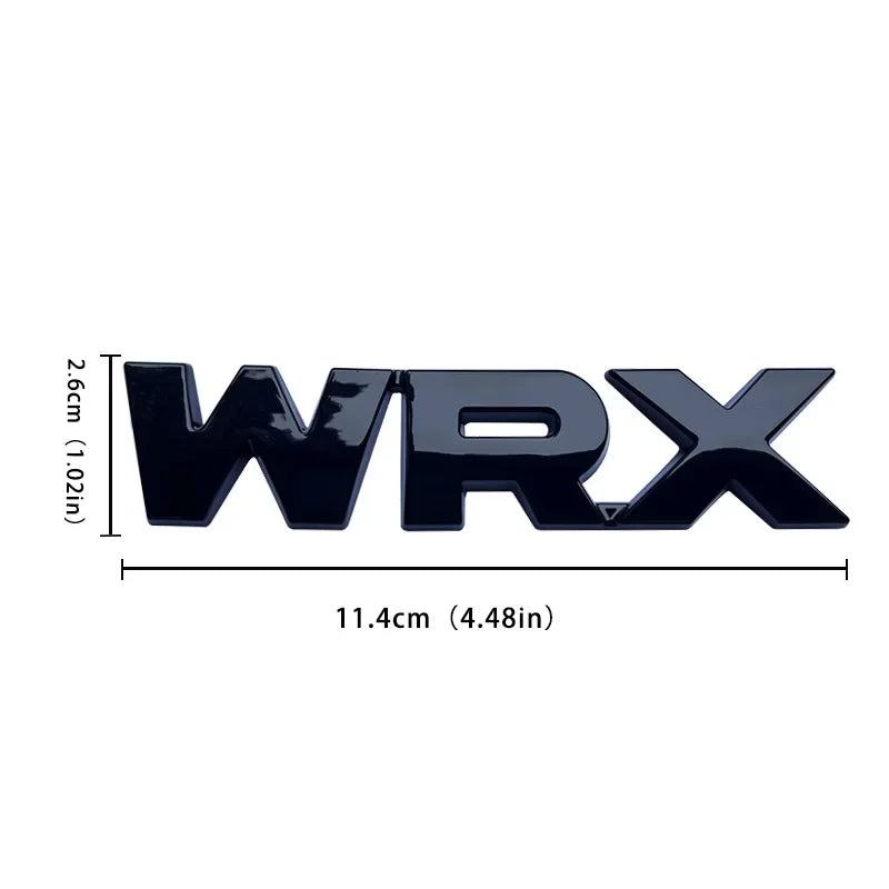 3D Metal Car Front Grille Emblem Auto Body Rear Trunk Badge Sticker for Subaru WRX XV STI Outback Legacy Forester Impreza