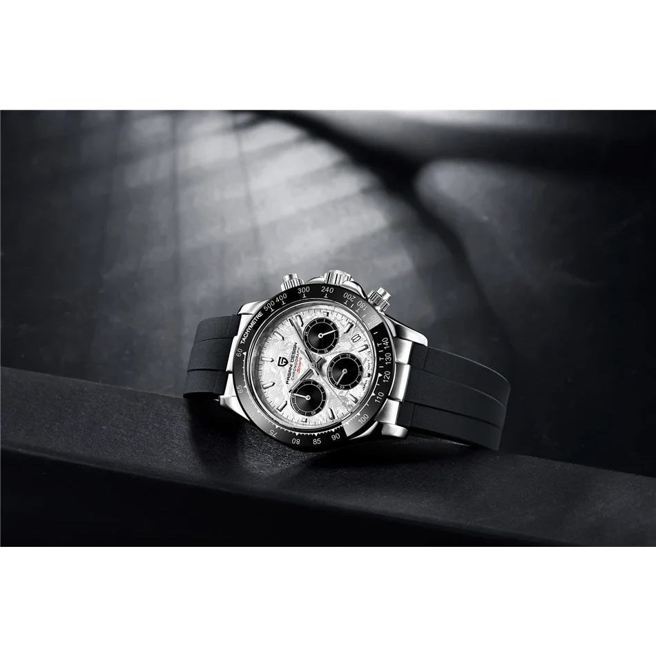 40mm New V2 PAGANI DESIGN Classic fashion Men Quartz Watches Sapphire Retro Chronograph Stainless Steel Waterproof Watch for Men