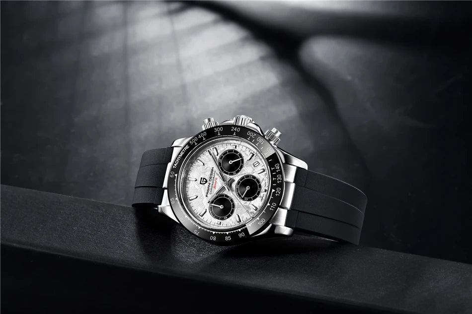 40mm New V2 PAGANI DESIGN Classic fashion Men Quartz Watches Sapphire Retro Chronograph Stainless Steel Waterproof Watch for Men