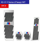 Bmw Foot Pedal Covers, Stainless Steel Rubber Anti-slip Pedals Are Suitable for BMW 3 Series BMW 5 Series X3 X5 From 2003 To 20