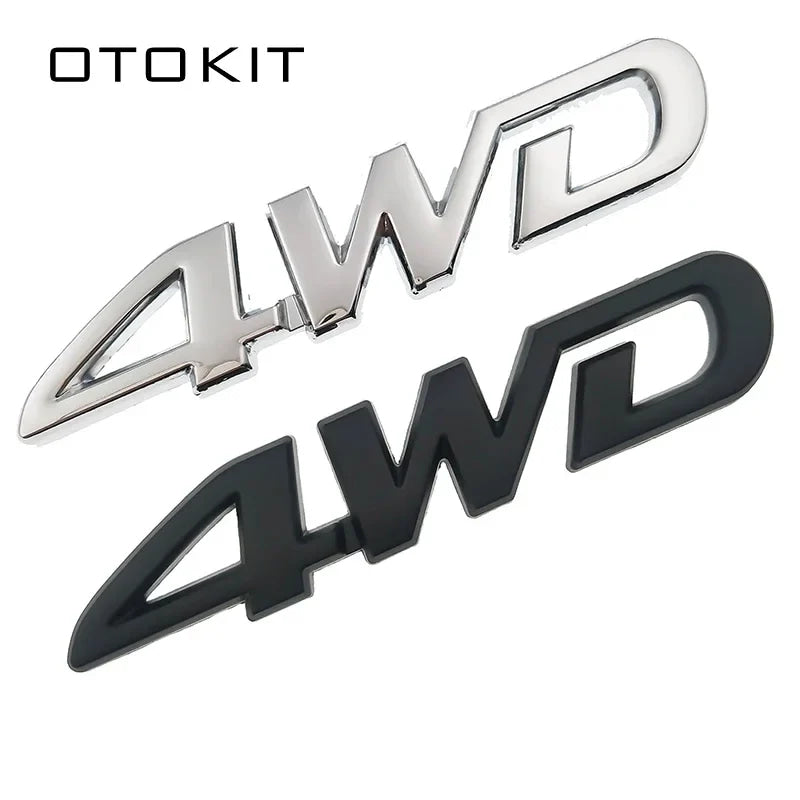 4WD Metal Sticker 3D Chrome Emblem 4X4 Badge Decal Car Styling for Honda CRV Accord Civic Suzuki Grand Vitara Swift SX4 Sticker