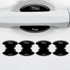 8pcs Car Door Handle Bowl Anti Scratch Stickers Anti-collision Auto Protective Film For Audi A3 A4 A5 A6 A7 A8 Q3 Q5 Q7 S3 Decal