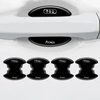 8pcs Car Door Handle Bowl Anti Scratch Stickers Anti-collision Auto Protective Film For Audi A3 A4 A5 A6 A7 A8 Q3 Q5 Q7 S3 Decal