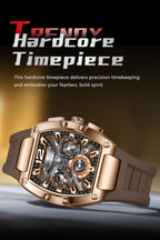 POEDAGAR Fashion Military Men's Watches Luminous Waterproof Date Sports Male Clock Chronograph Silicone Quartz Luxury Wristwatch