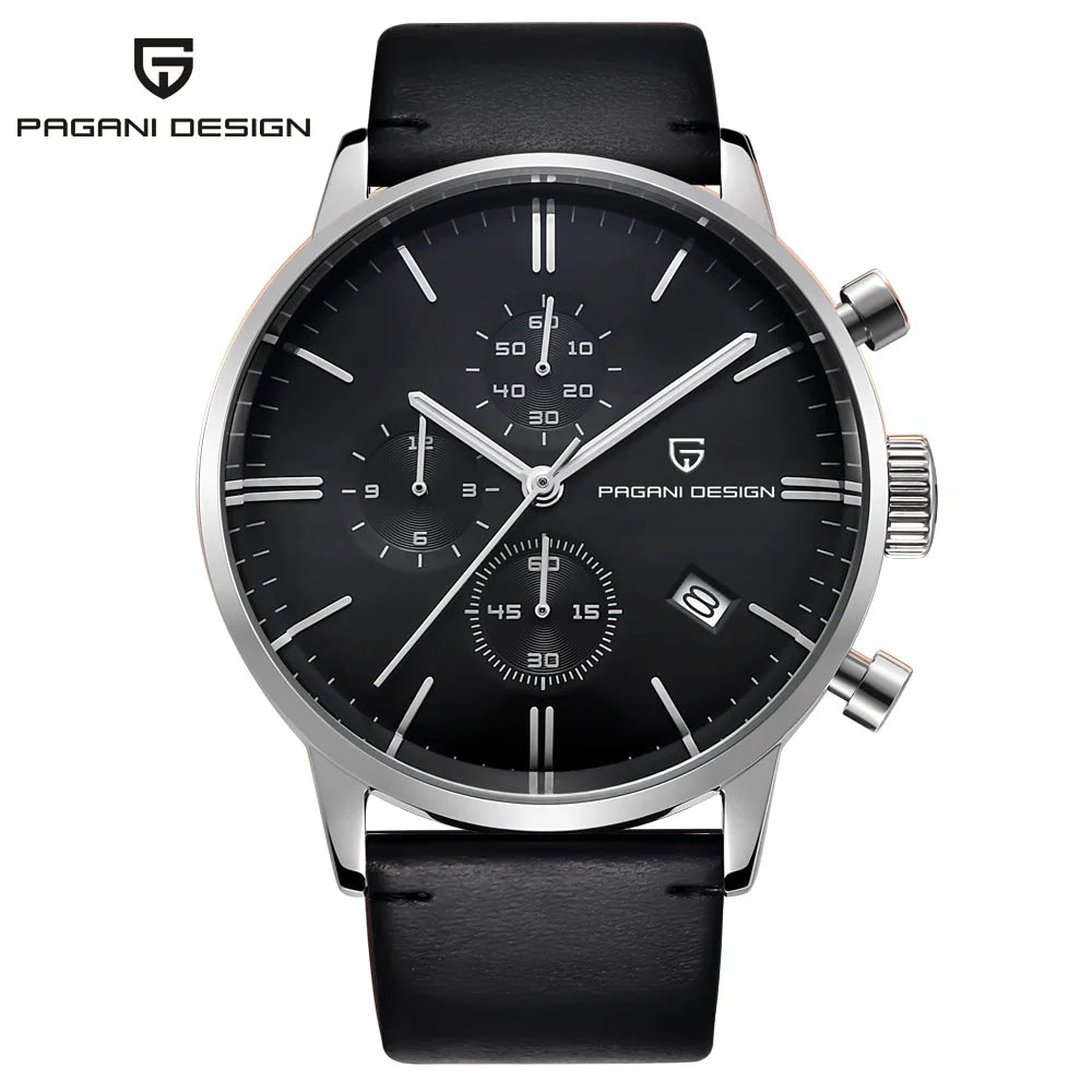 2026 new Pagani design watch VK67 men's quartz watch top leisure sports chronograph stainless steel waterproof men's watch reloj