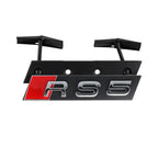3D ABS For Audi RS6 RS4 RS3 RS5 RS8 RS7 Emblem Car Front Grille Badge Logo Decoration Stickers Exterior Modification Accessories