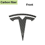 CAR Tesla Model 3 Mode Y Zinc Alloy Car Front Hood Logo Sticker Styling Auto Body Rear Trunk Emblem with Radian Accessories