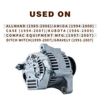 New Alternator Kubota B7500HSD B26 B7510 B7610 CT48S 1996-2009 12V 40 A