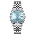 CADISEN Men Mechanical Watch Top Brand Luxury Japan MIYOTA 8215 Automatic Watch Business Stainless Steel Waterproof Watch Men
