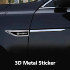 Car sticker Door Fender Side Blade Badge Car Body Sticker For Nissan X-Trail Qashqai Juke Leaf Micra NOTE Patrol Pulsar NISMO