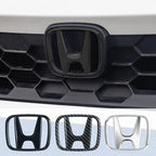 3D ABS Car Emblem Front Head Grill Hood Bonnet Emblem Rear Tail Bumper For Honda Civic 2006-2015 8th 9th 9.5th generation Civic