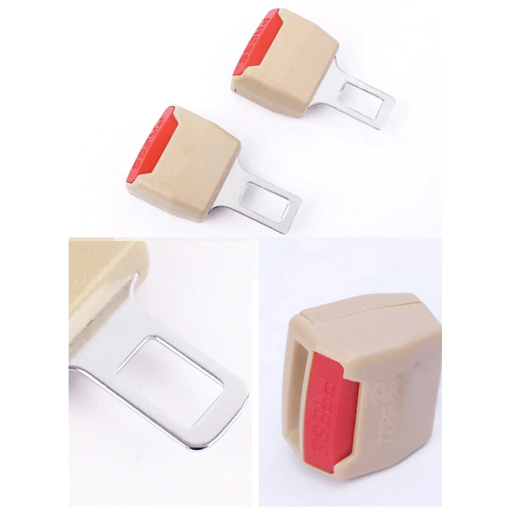 2PC Car Seat Belt Clip Extender Seatbelt Lock Buckle Plug Thick Insert Socket Extender Buckle Seat Belt Accessorie