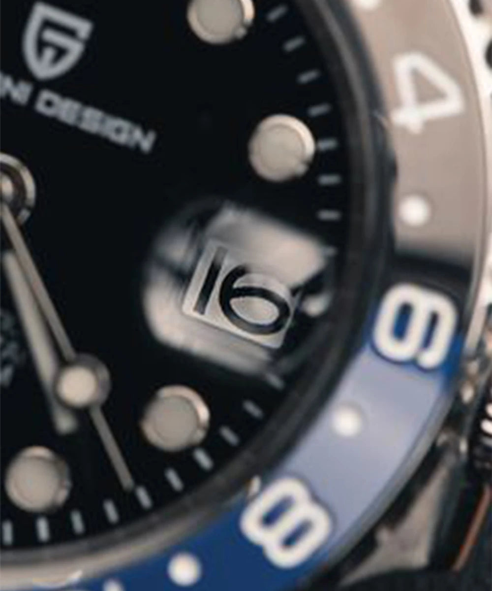 PAGANI DESIGN 2026 GMT Watches Men Luxury Sapphire Automatic Mechanical Watch 40MM Stainless Steel Waterproof Watches for men