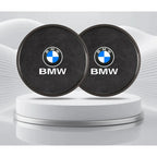 2Pcs Leather Car Coaster Anti-slip Mat Cup Holder Pad For BMW X1 X2 X3 X4 X5 X6 X7 1 3 5 6 7 Series E60 E90 E70 G20 G30 G7