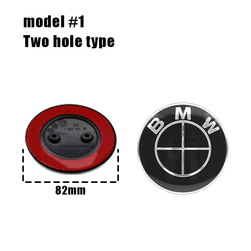 82mm 74mm car Front Hood Emblem rear boot trunk logo For BMW M G20 G32 G11 X3 X5 X4 X6 X7 G30 G12 F40 F30 X1 Accessories