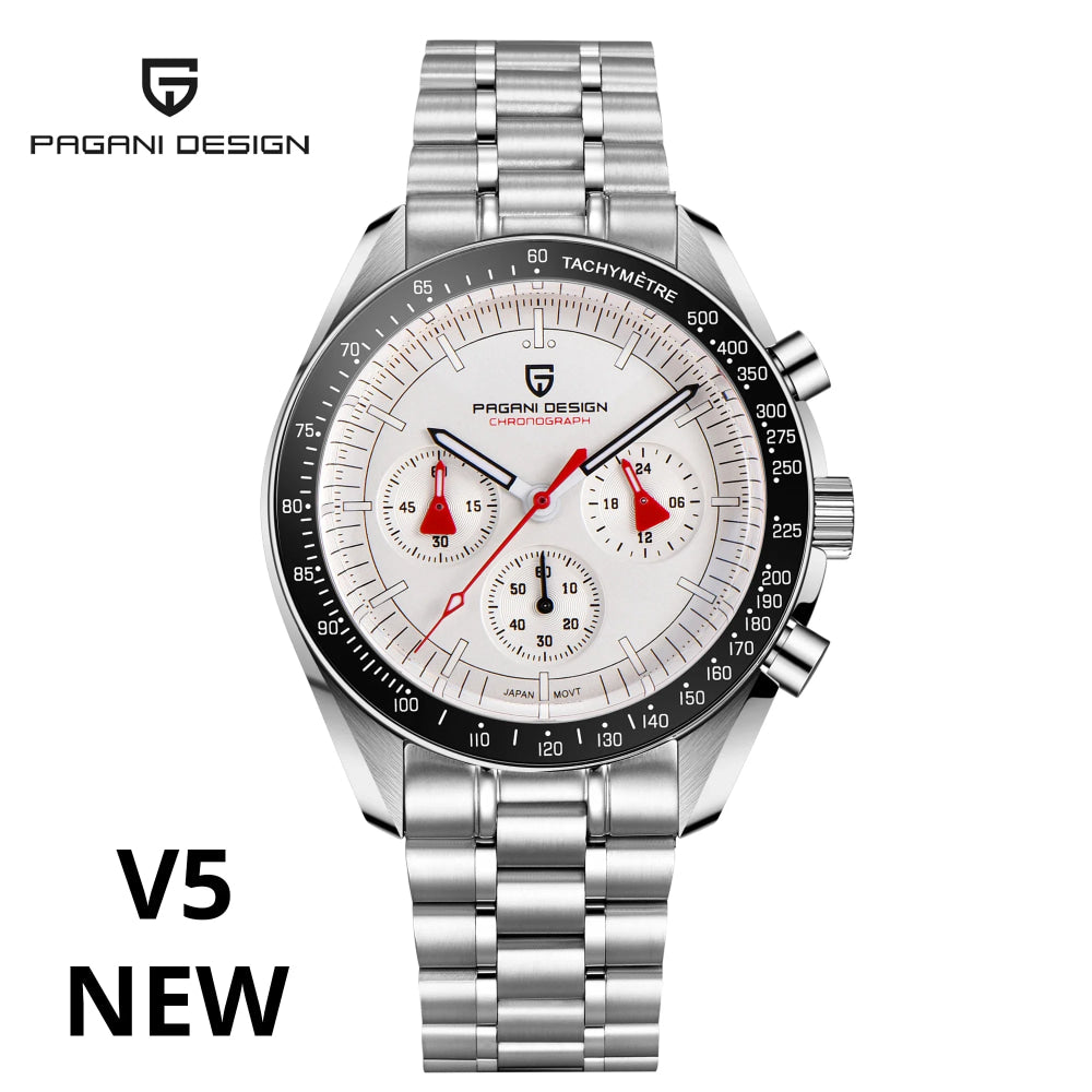 2025 New PAGANI DESIGN AK Project Mars Men's Watches Luxury Quartz Watch Men AR Sapphire Speed Sport Chronograph Automatic Date