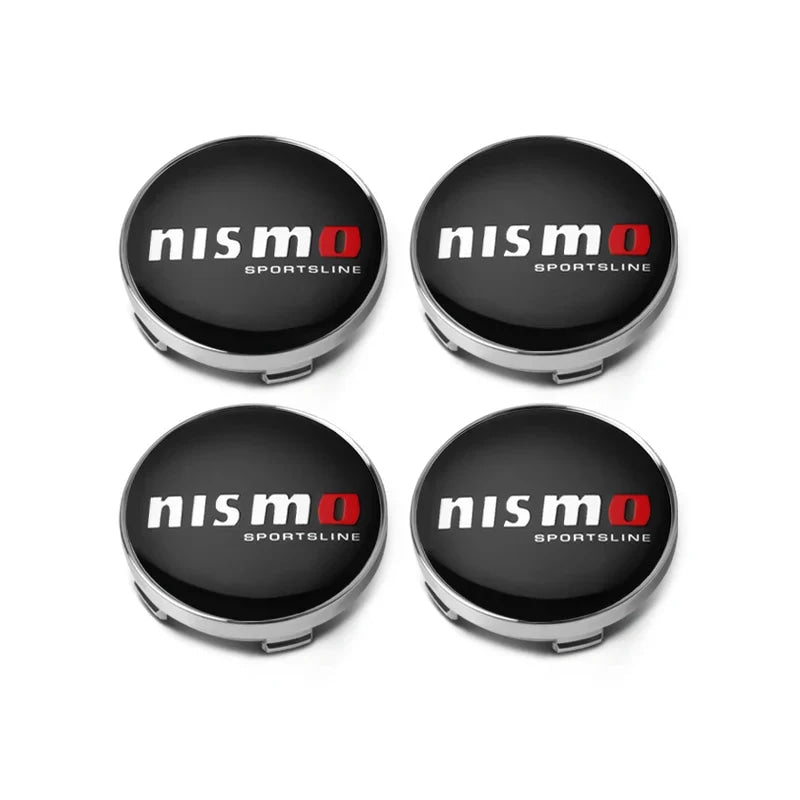 4pcs 54/60MM Car Styling Wheel Center Cap Hub Covers Badge Accessories For Nissan Nismo GTR Qashqai Almera Teana V36 Sylphy Note