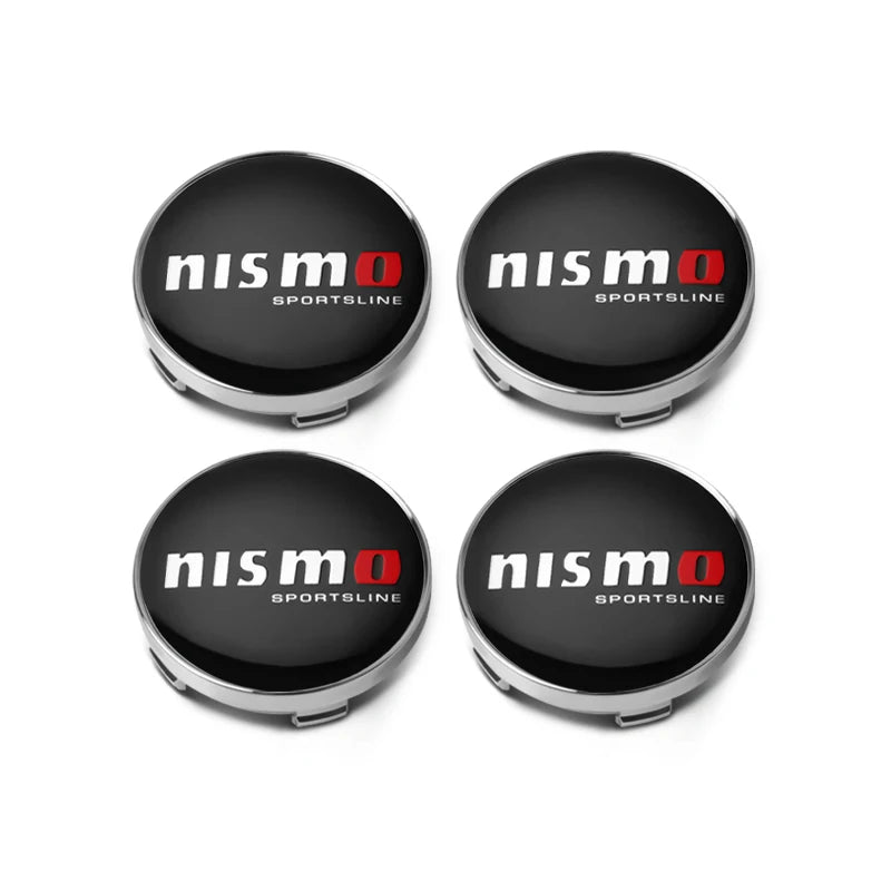 4pcs 54/60MM Car Styling Wheel Center Cap Hub Covers Badge Accessories For Nissan Nismo GTR Qashqai Almera Teana V36 Sylphy Note