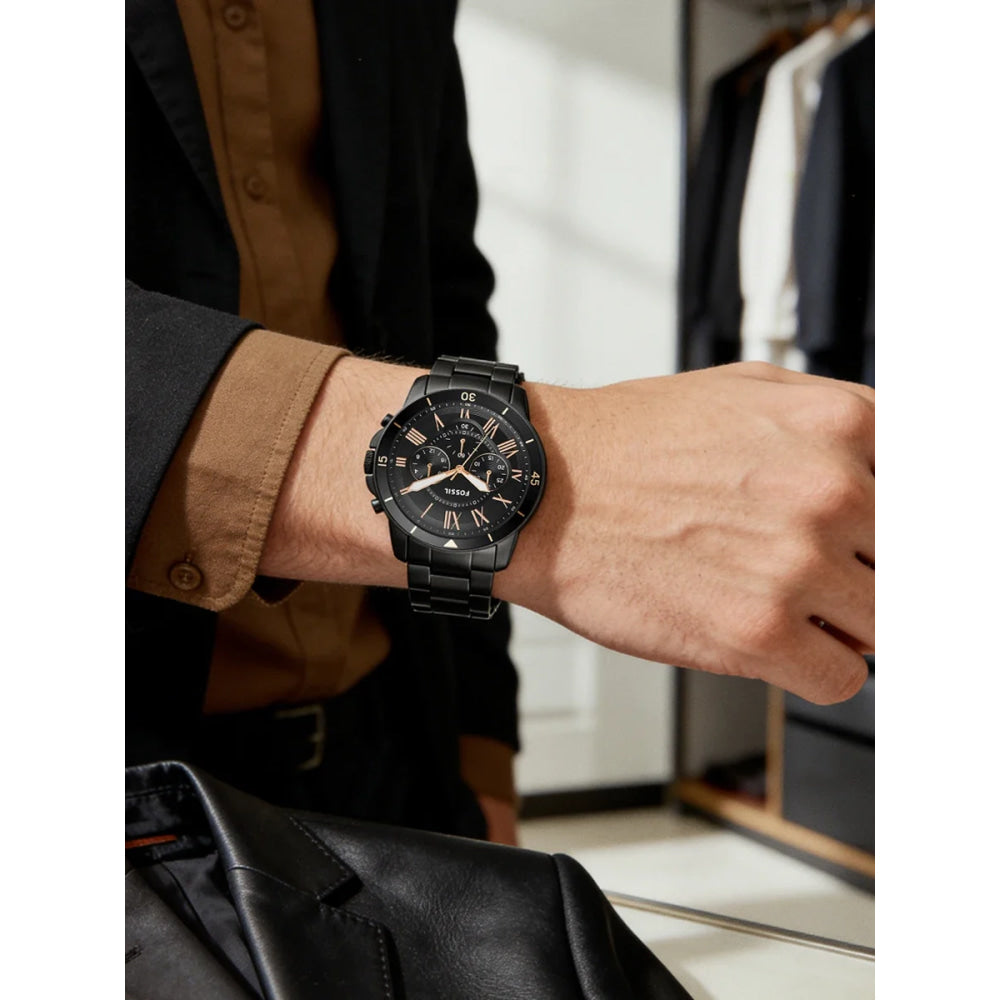 Fossil FS5374 Luxury Men's Watch Sport Quartz Chronograph Waterproof Luminous Stainless Steel Wristwatch Relogio Masculino