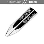 2pcs Car Fender Side Emblem Stickers Rear Trunk Metal Badge for Cadillac ATS BLS CT4 CTS EXT SLR SRX XT5 XT6 XTS Escalade DTS