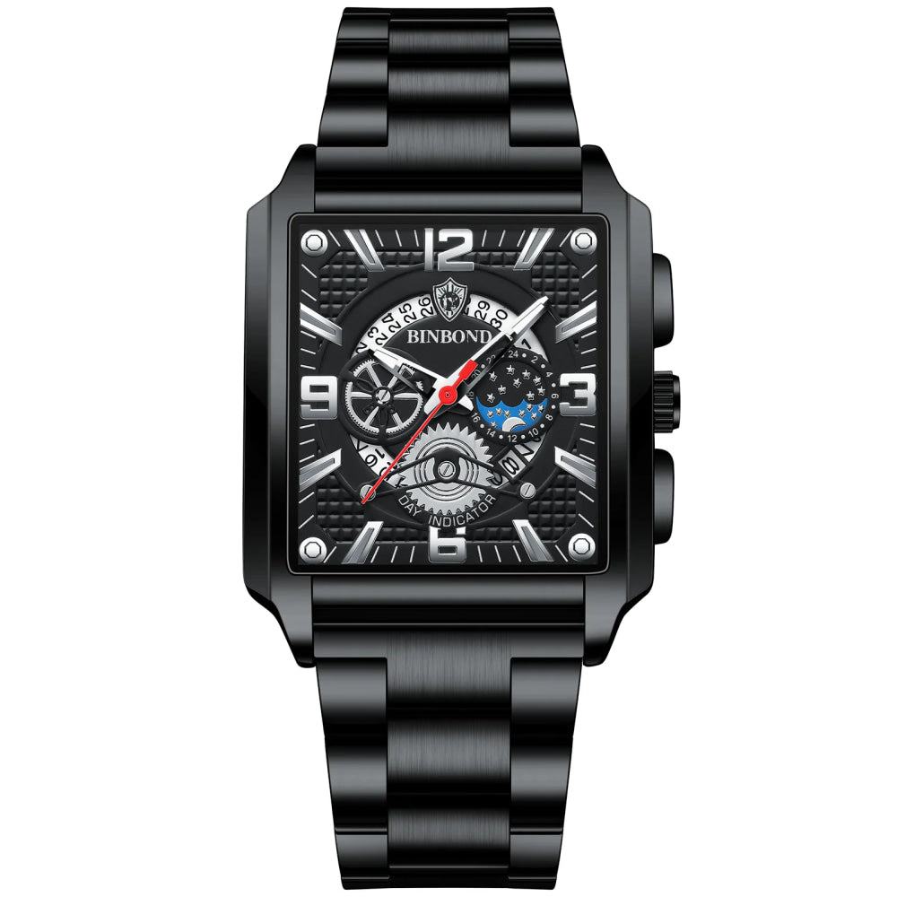 BINBOND Luxury quartz wristwatches luminous waterproof auto date chronograph men's watch business sport fashion casual reloj