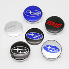 4Pcs ABS 60mm Wheel Center Cover Hub Cover Logo For Subaru WRX BRZ DRL XV STI Outback Legacy Forester Impreza Tribeca