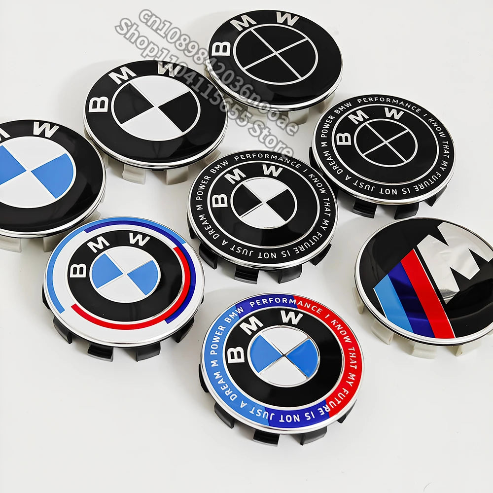 4 Pcs 68mm 56mm Wheel Center Cap for BMW E90 E87 F30 F20 F10 E60 F01 F02 G20 G30 G38 G14 F22 X1 X3 X4 X5 X6 M1 M2 M3 M4 M5 M6 M8