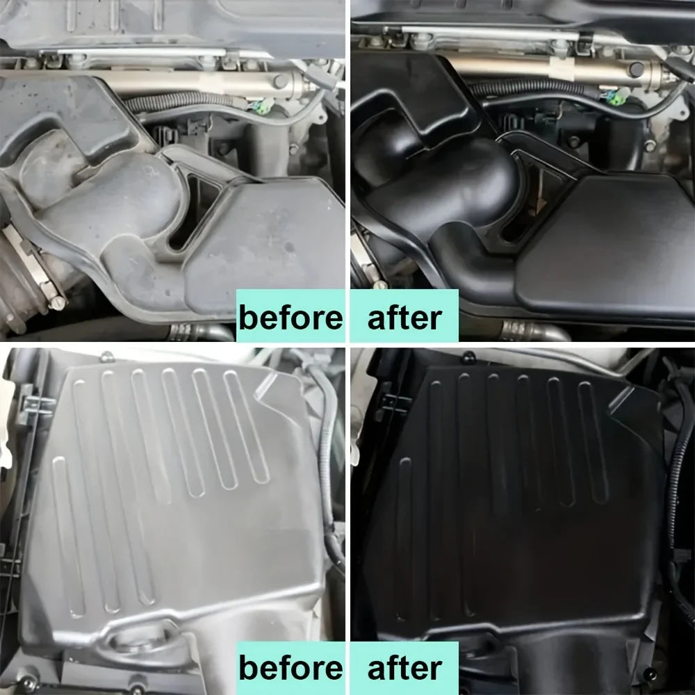 Limpiador de bahía de motor de coche, potente producto de limpieza descontaminante para compartimento de motor, producto de pulido y limpieza de coche