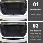 Carbon Fiber Car Rear Bumper Trunk Guard Protected Sticker for Chevrolet Malibu Captiva Cavalier Onix Aveo Silverado Chevy Tahoe