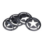 4pcs Car Styling Wheel Center Hub Caps Tire center Covers Hubcap For Jeep Grand Cherokee Wrangler JK Gladiator Compass Renegade