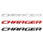 1PC 3D ABS Car Letter Logo Sticker Tail Bumper Badge Auto Rear Trunk Emblem Decals Accessories For Dodge Charger Caliber Journey