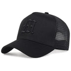 Unisex Personality Letter Embroidery Baseball Net Caps Spring Summer Outdoor Fishing Hat Adjustable Casual Hats Sunscreen Hat