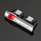 NEW Audi Sline Metal Logo Car Sticker Aluminum Emblem For Audi S Line Quattro A1 A3 A4 A5 A6 A7 A8 Q2 Q3 Q5 Q6 Q7 Q8 Accessories