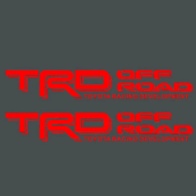 Suitable for Toyota Transit logo TRD OFFROAD modified sticker, personalized decorative body sticker waterproof latte